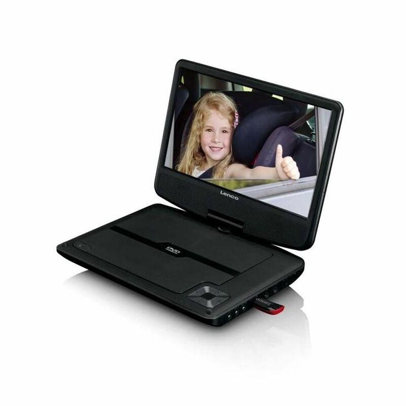 Lenco DVP-947 Portable Bluetooth DVD Player 9 Inch Screen with Headphones, , large image number 3