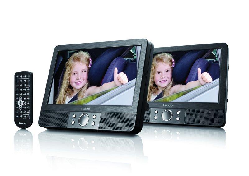 Lenco MES-405 Portable DVD Player 9 Inch Screen DVD & USB (Set of 2), , large image number 5