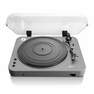 LENCO - Lenco L-85 Belt-Drive Turntable with Built-in Preamp & Autostop Return - Silver