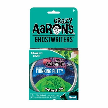 CRAZY AARON'S - Crazy Aaron's Thinking Putty Ghostwriters Invisible Ink 4 Inch Tin