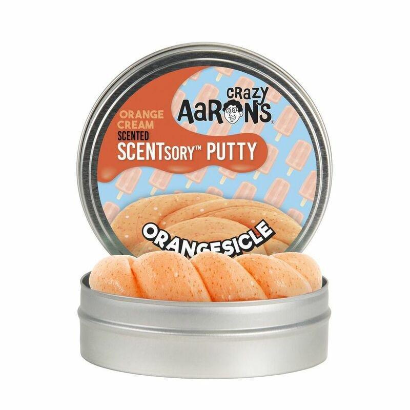 Crazy Aaron's Thinking Putty Treats Scentsory Orangesicle 2.75 Inch Tin, , large image number 0