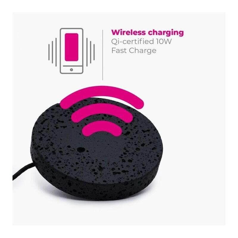 Eggtronic Stone Wireless Charger Lava Stone, , large image number 4