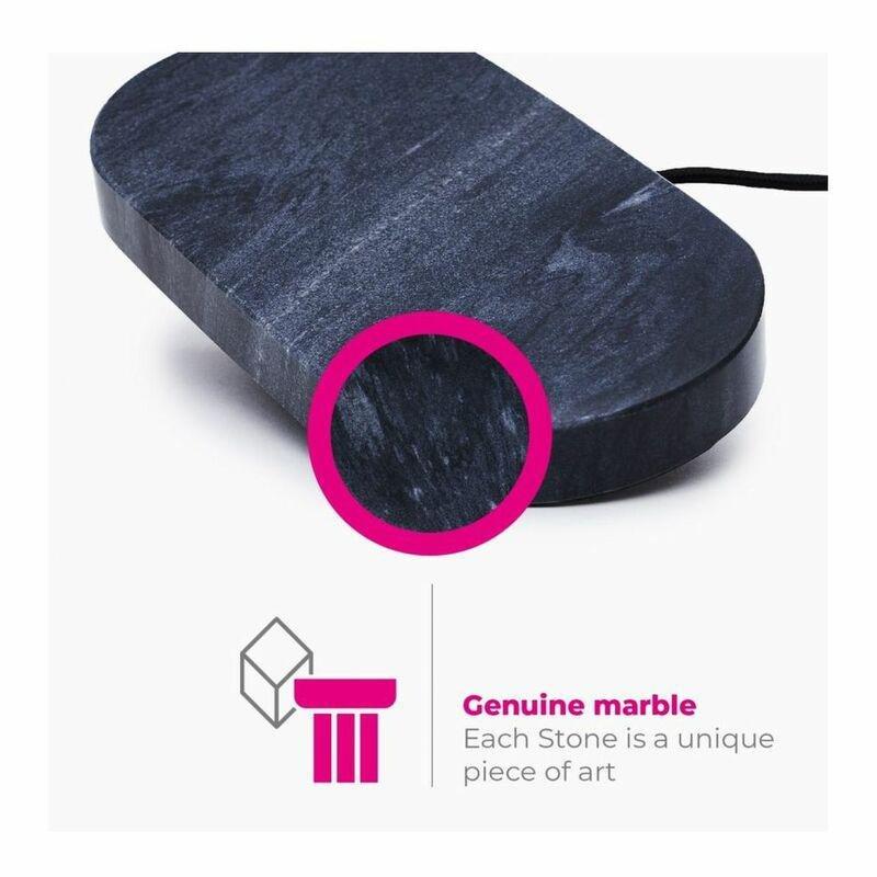 Eggtronic Stone Dual Wireless Charger Black Marble, , large image number 1