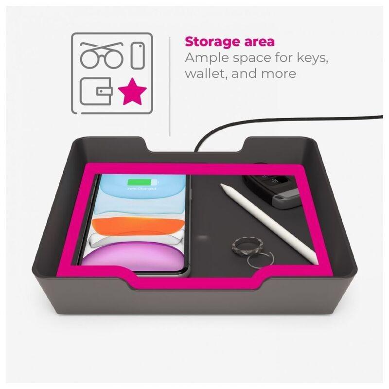 Eggtronic Valet Tray Wireless Charger Graphite, , large image number 3
