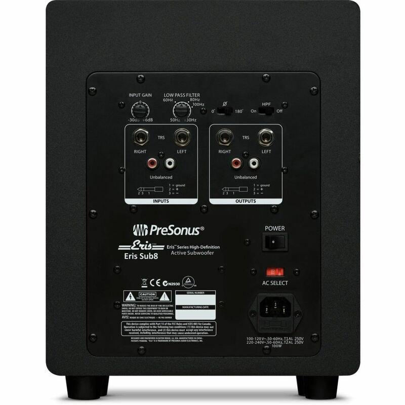 Presonus Eris Sub8 Compact Studio Subwoofer, , large image number 2