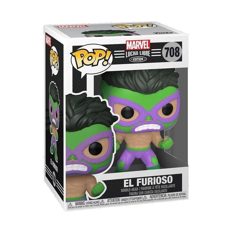 Funko Pop Marvel Luchadores El Furioso Hulk Vinyl Figure, , large image number 1