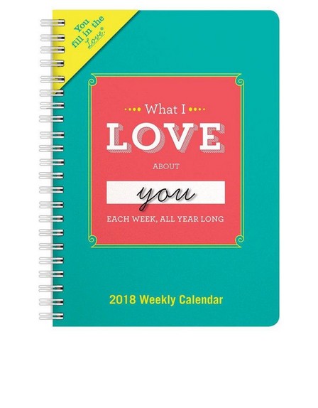 KNOCK KNOCK - Knock Knock What I Love About You Fill In The Love Weekly Calendar