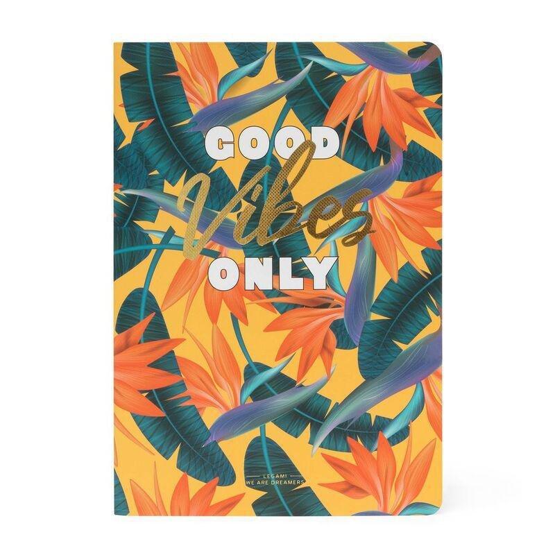 Legami Notebook - Quaderno - Medium Lined - Tropical Vibes, , medium