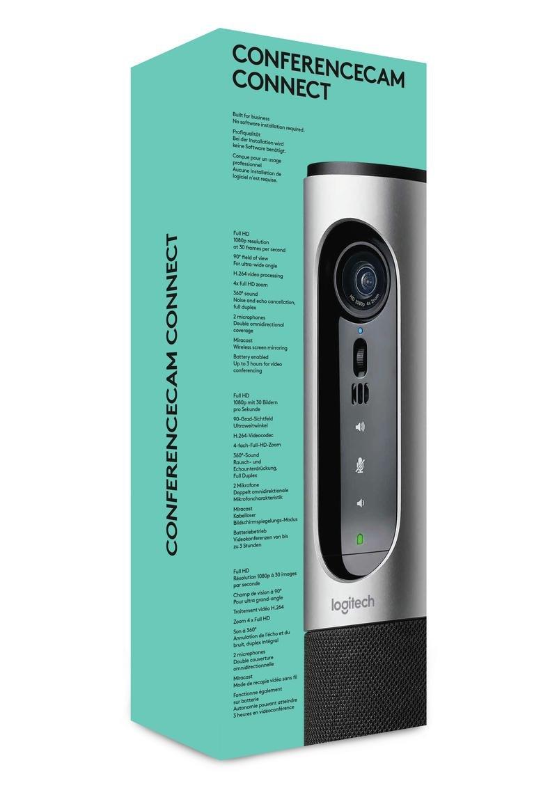 Logitech Connect Conference Cam USB Silver, , large image number 8