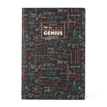 LEGAMI - Legami Notebook - Quaderno - Medium Plain - Genius