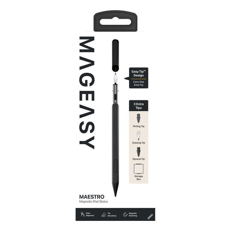 MagEasy Maestro Magnetic iPad Stylus Pencil - Black, , large image number 1