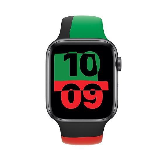 Apple 44mm Black Unity Sport Band Regular For Apple Watch (Compatible with Apple Watch 42/44/45mm), , large image number 1