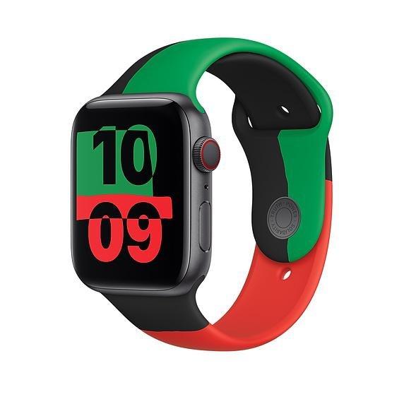 Apple 44mm Black Unity Sport Band Regular For Apple Watch (Compatible with Apple Watch 42/44/45mm), , large image number 2