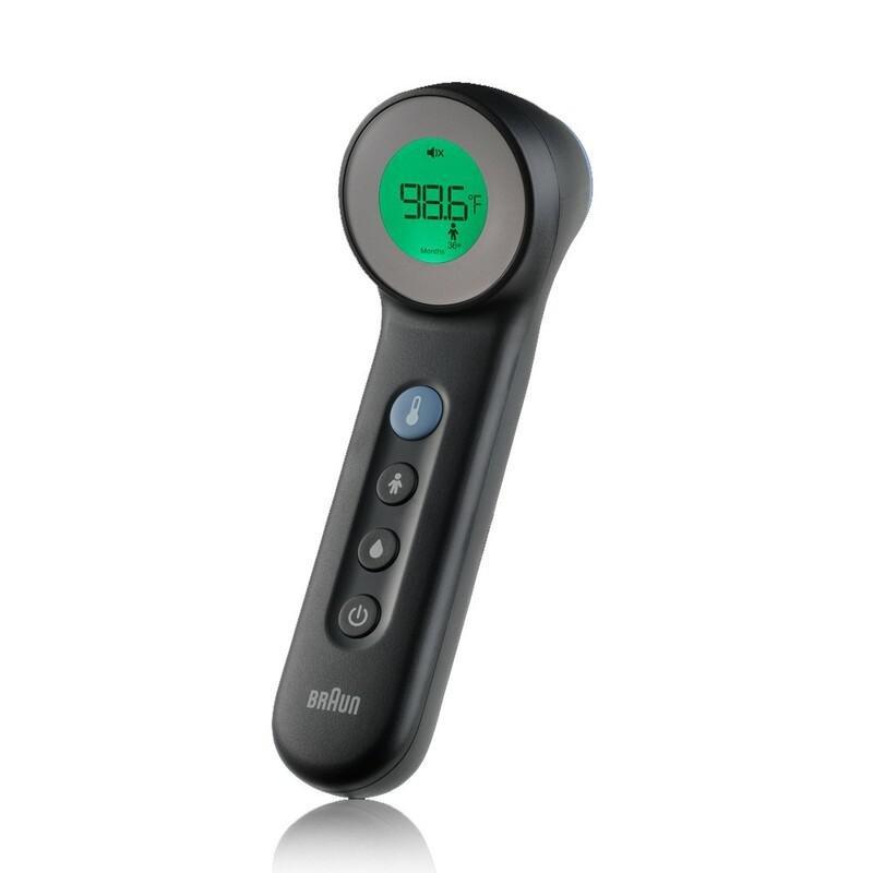 Braun No touch + Touch forehead thermometer with Age Precision Black, , large image number 0