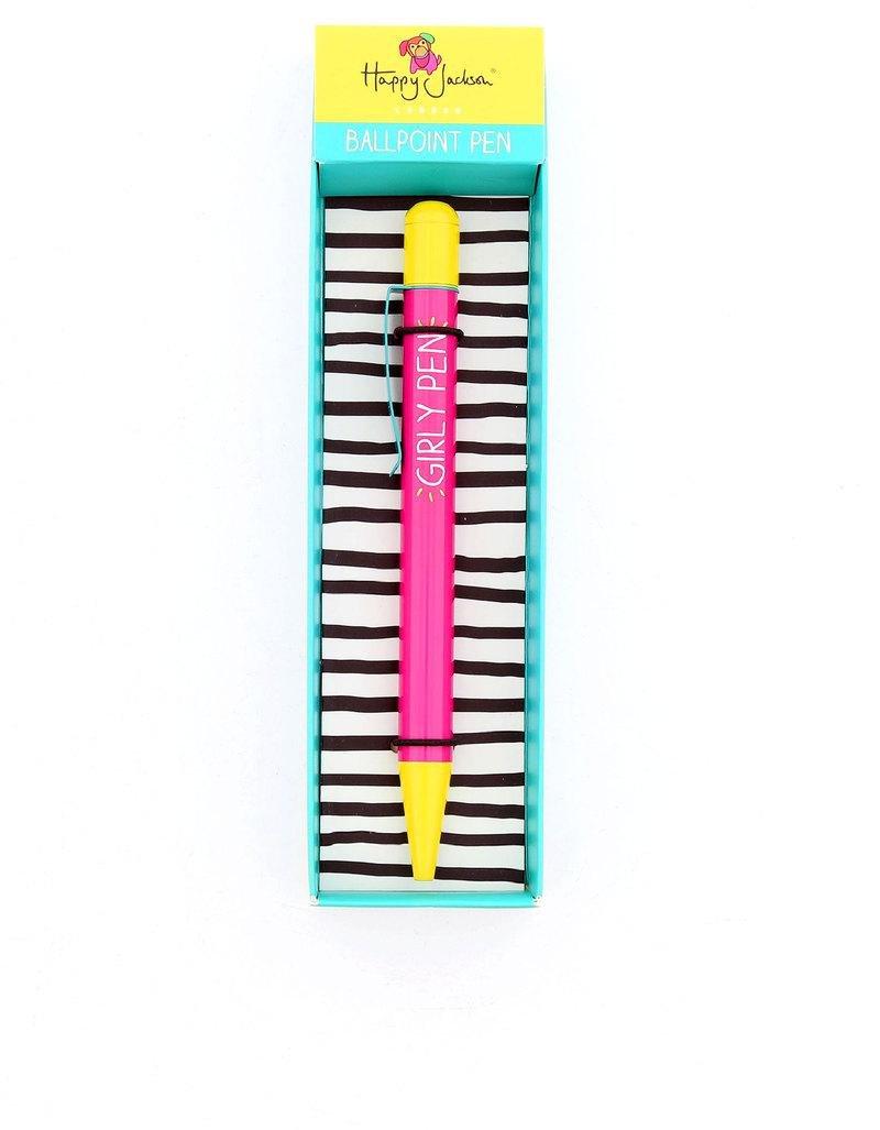 Happy Jackson Girly Ballpoint Pen, , large image number 0