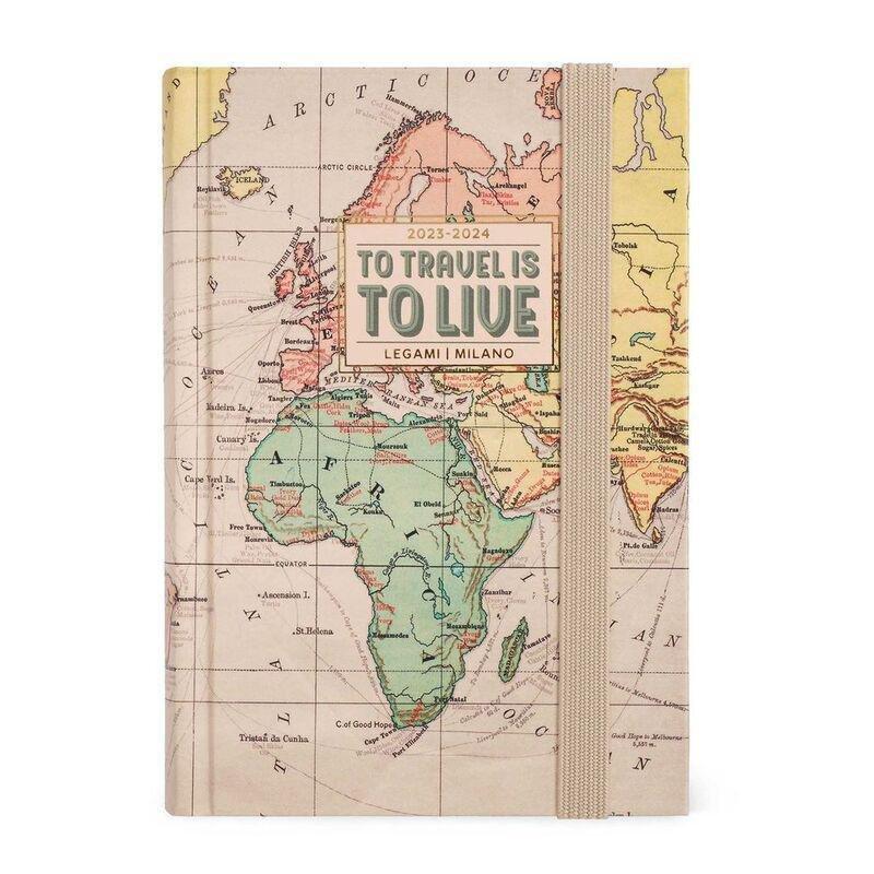 Legami 16-Month Diary - 2023/2024 - Small Weekly Diary - Travel, , large image number 0