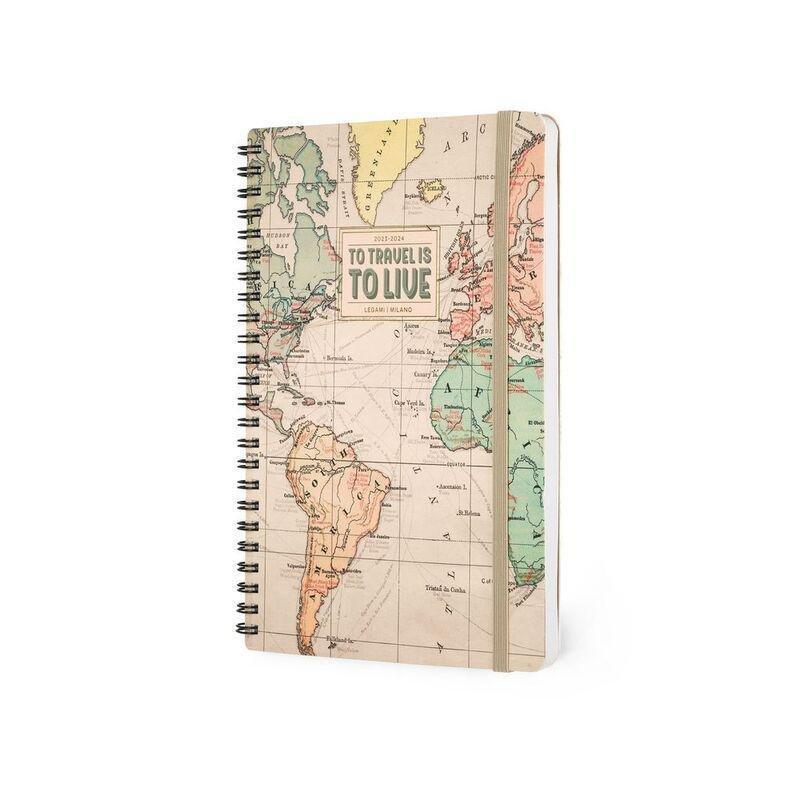 Legami 16-Month Diary - 2023/2024 - Large Weekly Spiral Bound Diary - Travel, , large image number 2