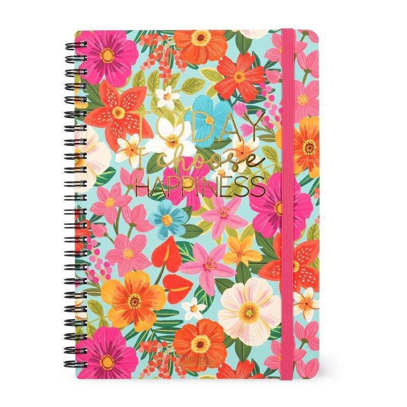 Legami 16-Month Diary - 2023/2024 - Large Weekly Spiral Bound Diary - Flowers, , large image number 0