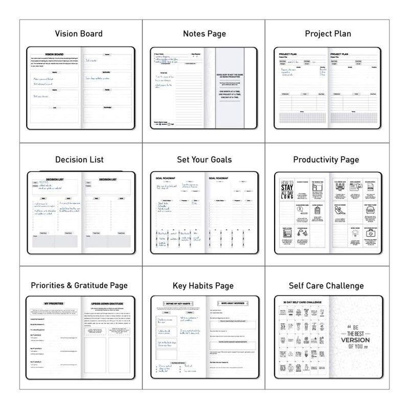 Doodle Collection 2021 Productivity Peeking Heights Planner, , large image number 3