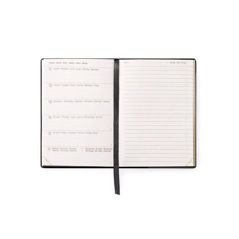 Legami 18-Month Diary - 2023/2024 - Small Weekly Diary - Black, , large image number 1