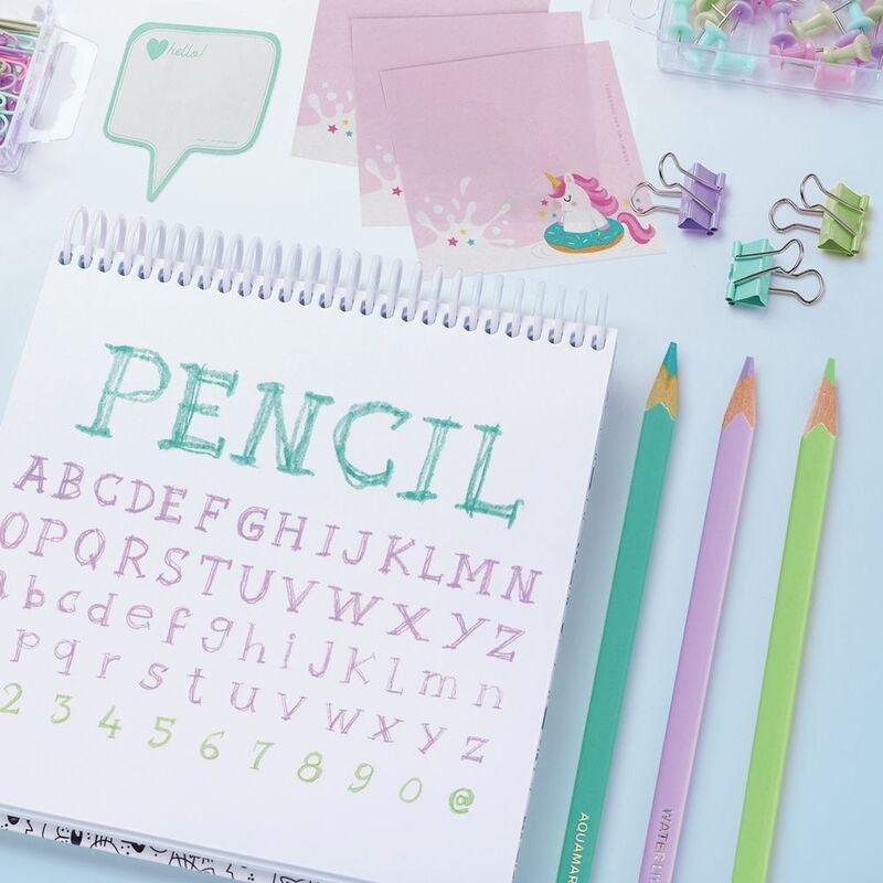 LEGAMI - Legami Set of 12 Colouring Pencils - Live Colourfully - Cyan