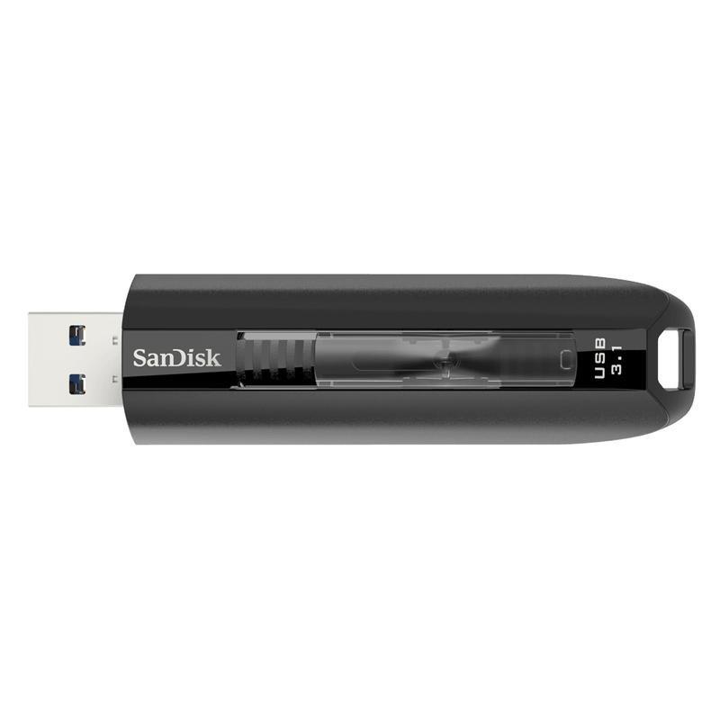 SanDisk Extreme Go 128GB USB Type-A 3.0 (3.1 Gen 1) 200 MB/s Memory Card Black, , large image number 0