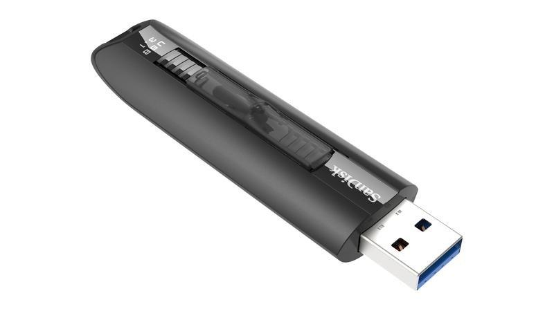 SanDisk Extreme Go 128GB USB Type-A 3.0 (3.1 Gen 1) 200 MB/s Memory Card Black, , large image number 1