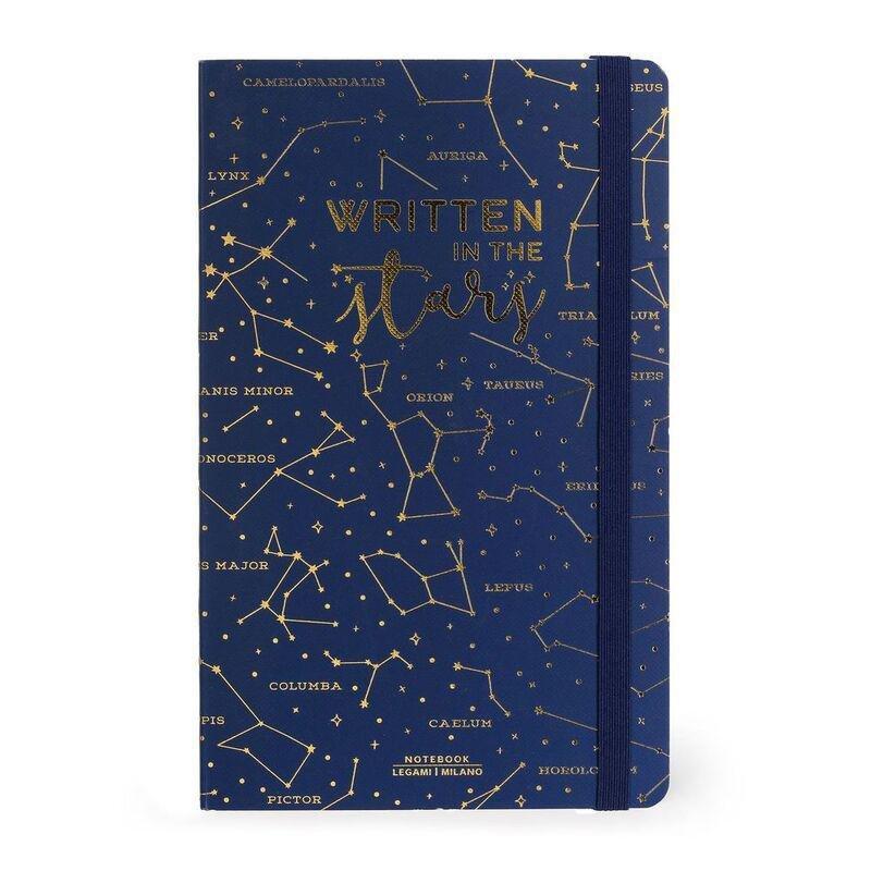 Legami Lined Notebook - Photo Notebook - Medium - Stars, , medium
