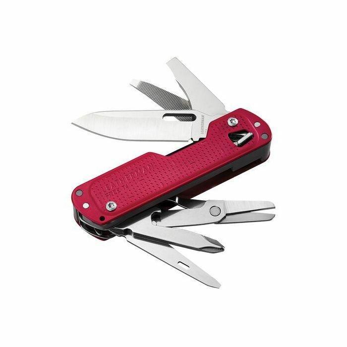 Leatherman Free T4 Crimson Peg Multi-Tool Pocket Knife, , large image number 1
