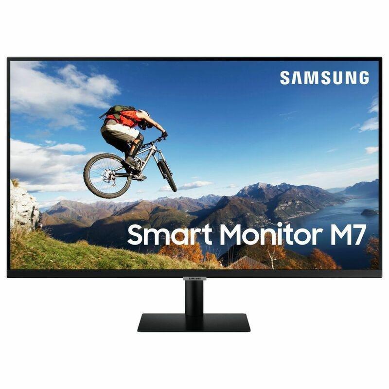 Samsung 32-inch UHD Smart Monitor with Mobile Connectivity, , large image number 0