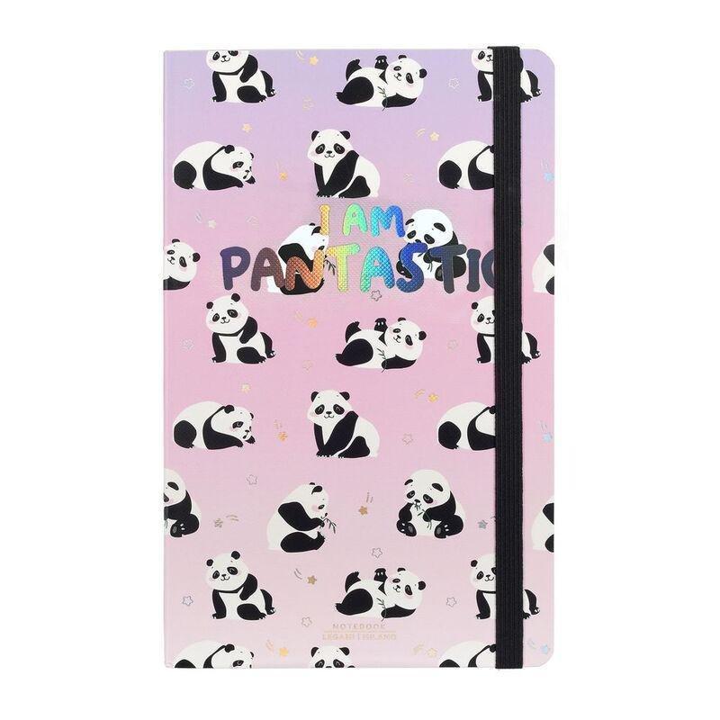 Legami Lined Notebook - Photo Notebook - Medium - Panda, , medium