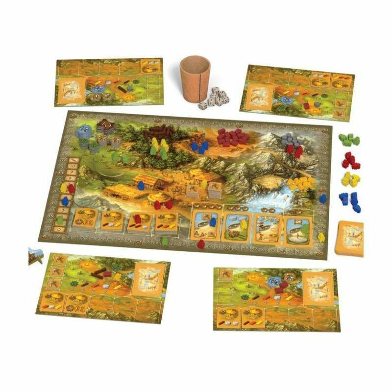 Hans Im Gluck Stone Age Board Game Arabic/English, , large image number 1