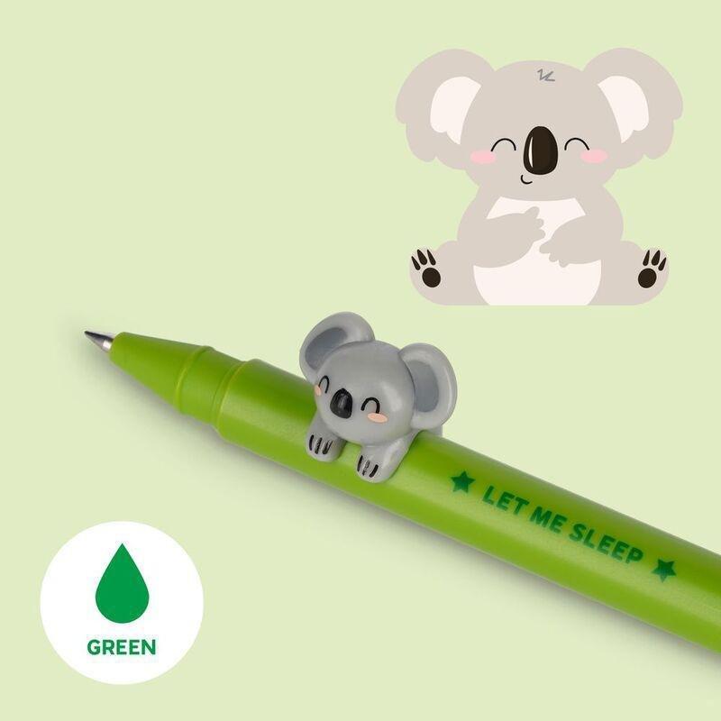 Legami Gel Pen with Animal Decoration - Lovely Friends - Koala, , large image number 0