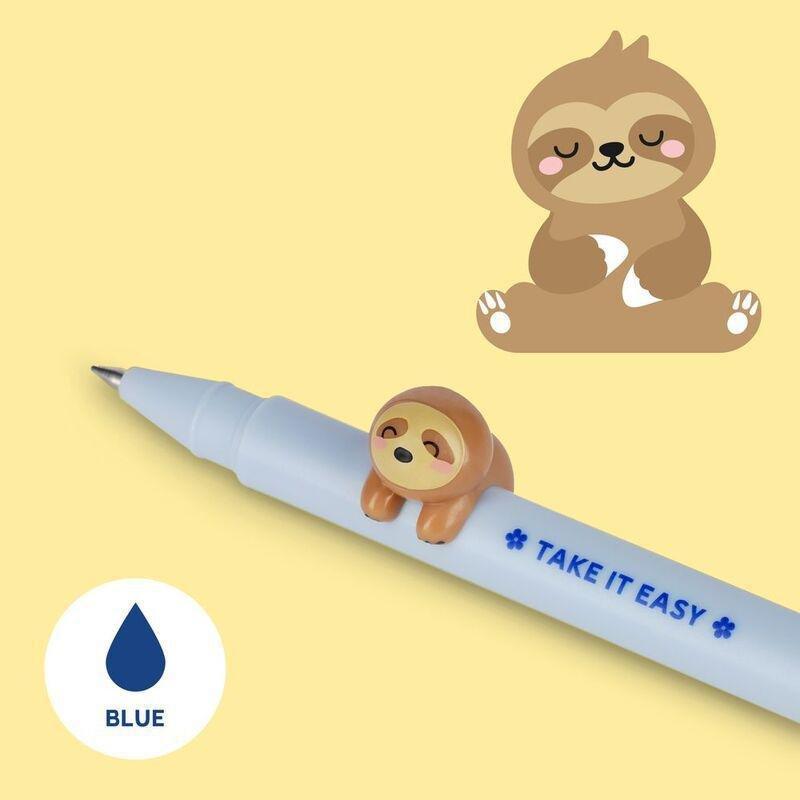 Legami Gel Pen with Animal Decoration - Lovely Friends - Sloth, , large image number 1