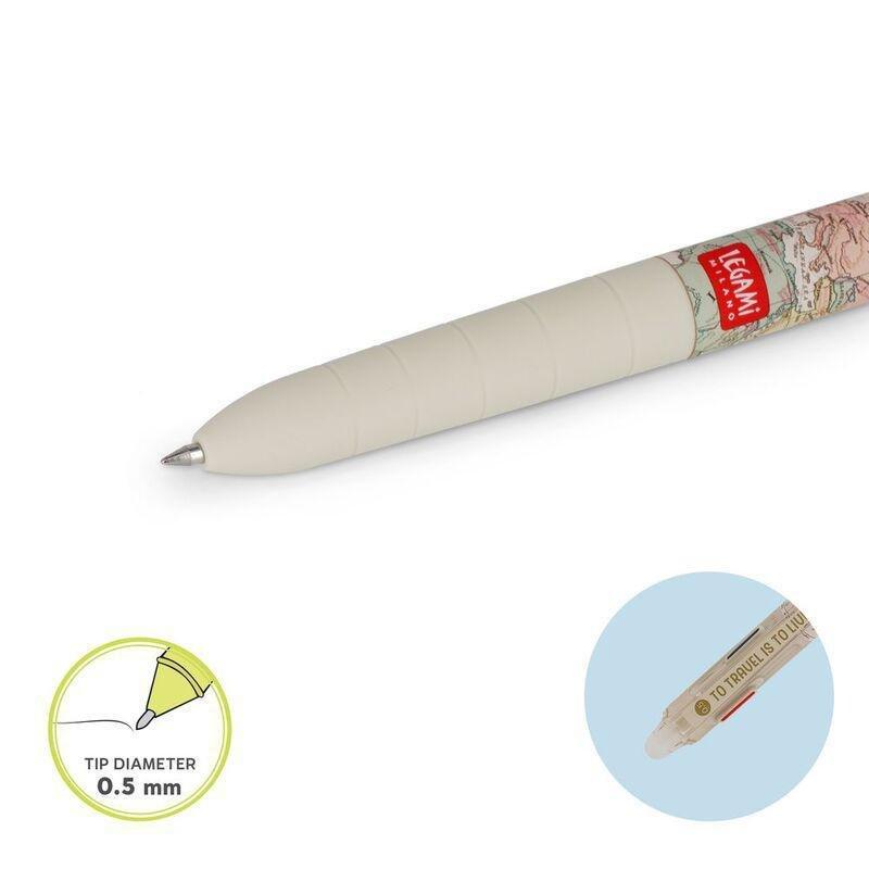 Legami Make Mistakes - 3-Color Ballpoint Pen - Travel, , large image number 1