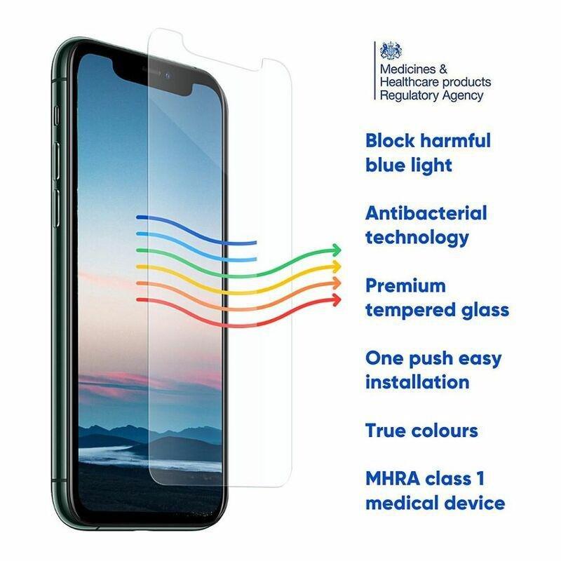 Ocushield Tempered Glass & Anti-Bacterial Coating for iPhone 12 Pro Max, , large image number 2