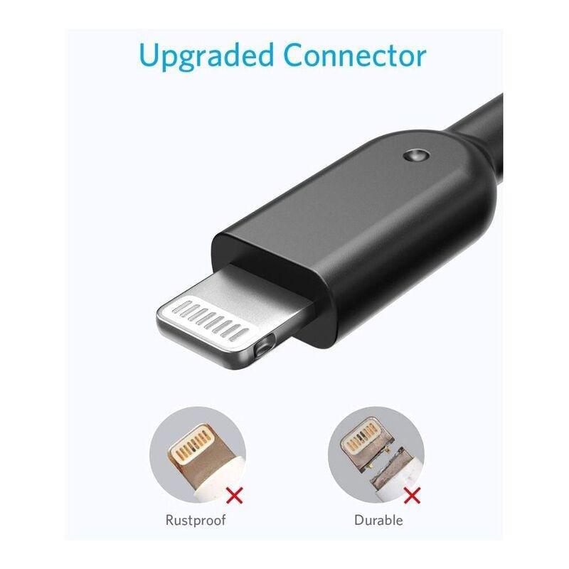 Anker Powerline II Lightning Cable Black 6Ft, , large image number 2