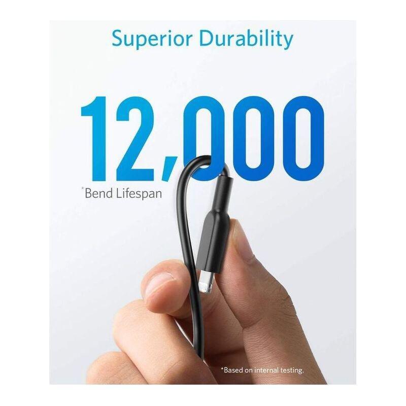 Anker Powerline II Lightning Cable Black 6Ft, , large image number 3