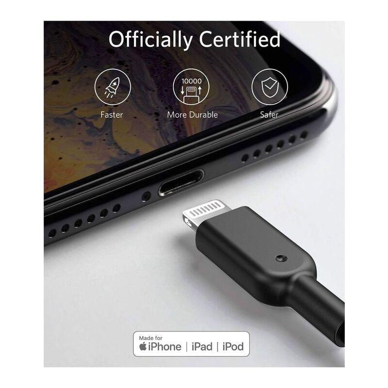 Anker Powerline II Lightning Cable Black 6Ft, , large image number 4