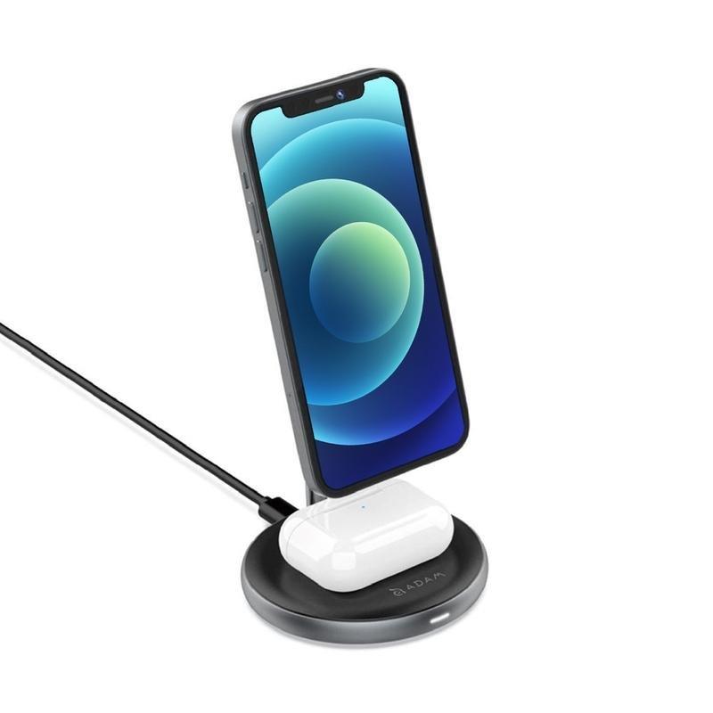 Adam Elements Omnia M2 Magnetic 2-in-1 Wireless Charger with Power Adapter, , large image number 5