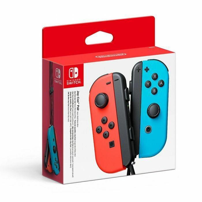 Nintendo Neon Red/Neon Blue Joy-Con Controllers for Nintendo Switch, , large image number 0