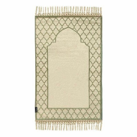 KHAMSA - Khamsa Oragnic Cotton Prayer Mat (118 x 60 cm) - Green