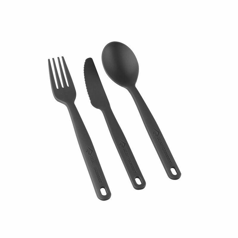 Sea To Summit Camp Cutlery Charcoal (Set of 3), , large image number 0