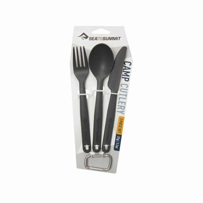 Sea To Summit Camp Cutlery Charcoal (Set of 3), , large image number 1