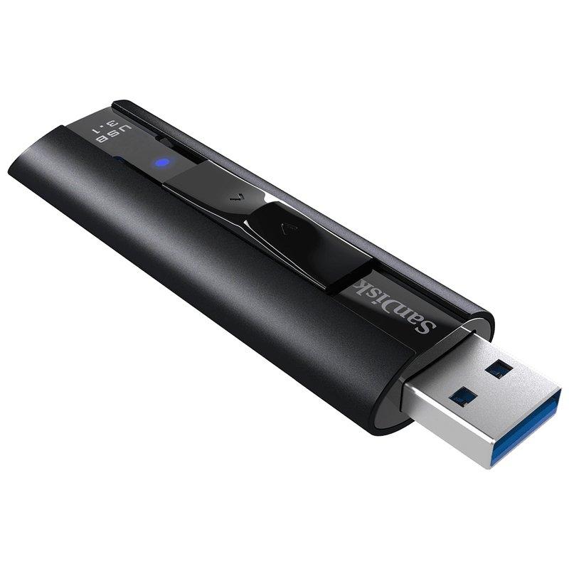 SanDisk Extreme Pro 256GB USB Type-A 3.0 (3.1 Gen 1) Memory Card Black, , large image number 2