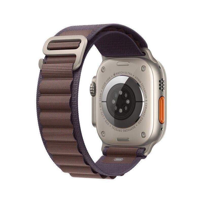 Hyphen Watch Strap For Apple Ultra 2/Ultra 49mm - Nylon Loop - Medium - Indigo, , large image number 2