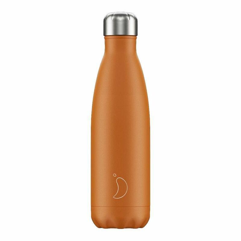 Chilly's Matte Water Bottles 500ml Burnt Orange, , large image number 0