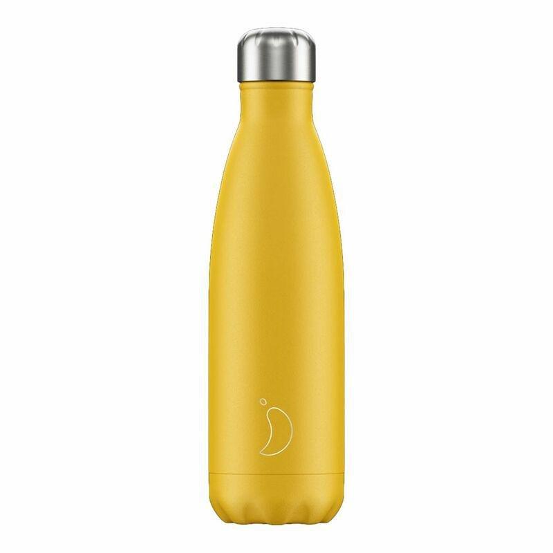 Chilly's Matte Water Bottles 500ml Burnt Yellow, , large image number 0