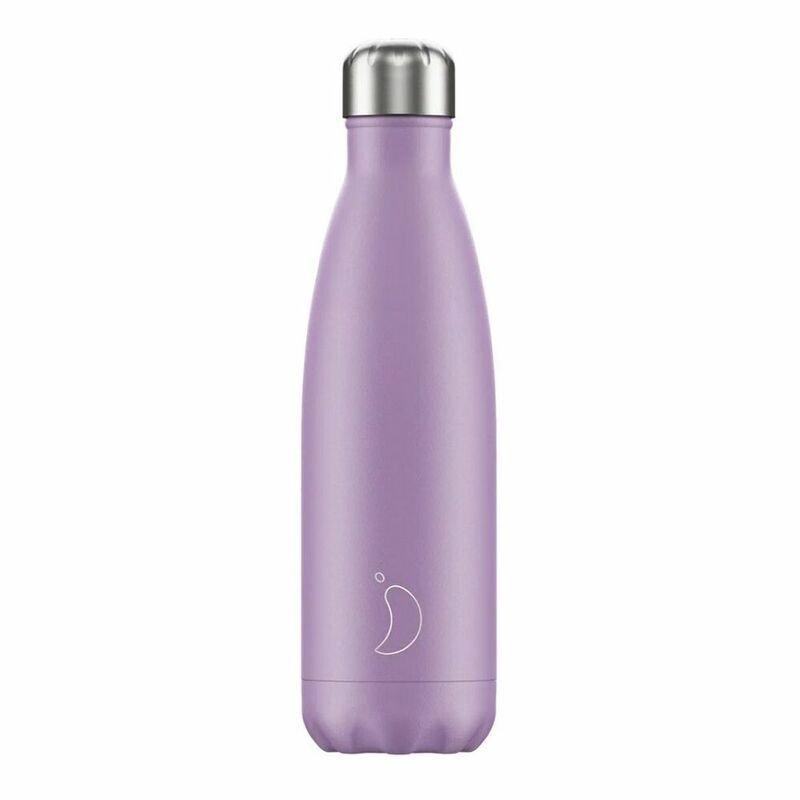 Chilly's Pastel Water Bottles 500ml Purple, , large image number 0