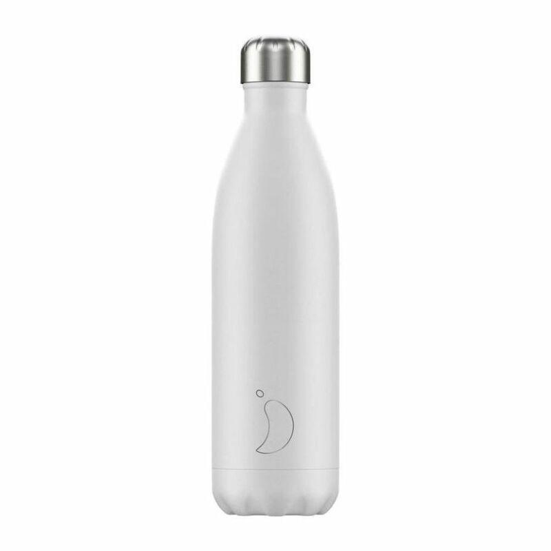 Chilly's Monochrome Water Bottles 750ml White, , large image number 0